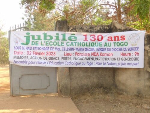 Ouverture du jubilé des 130 ans de l’école catholique dans le diocèse de Sokodé