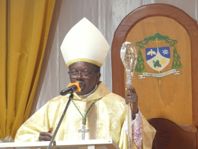 Mgr Célestin-Marie GAOUA a célébré dix ans d’épiscopat