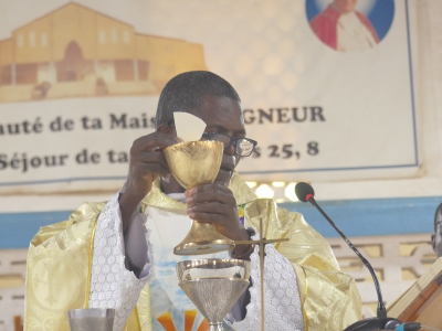 Prémices du Père Augustin BILAWA à la Paroisse Christ Lumière du Monde de Kpangalam